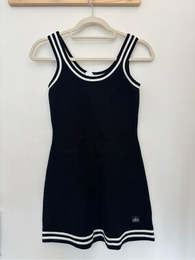alo black and white tennis dress Bex Halter Ruffle Mini Dress • Shop American Threads Online Boutique Red / XS